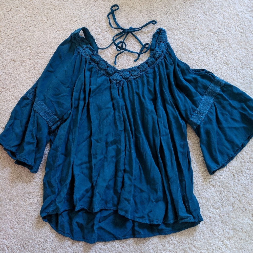Urban Outfitters cold shoulder top